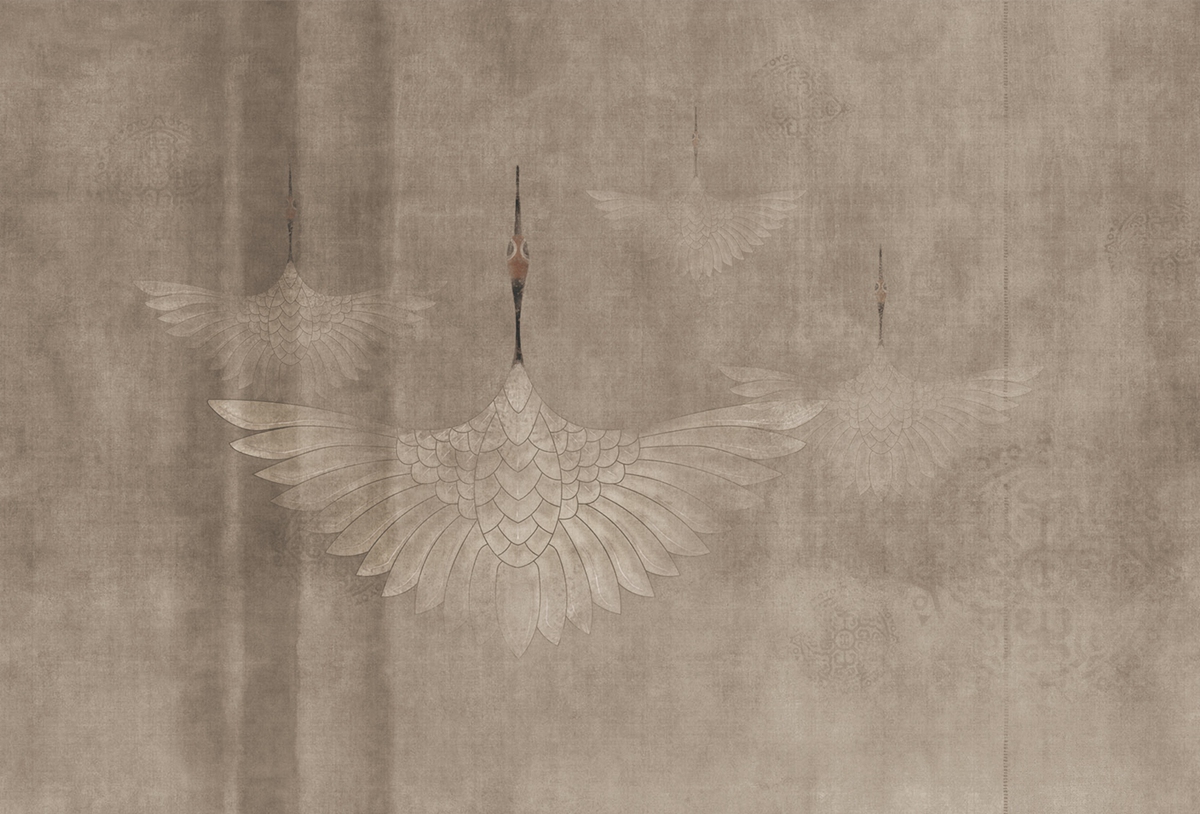 [创意九游网页版 - 附件|装饰画/墙饰|办公九游网页版|九游（中国）九游网页版|鹤舞-原创定制壁画]